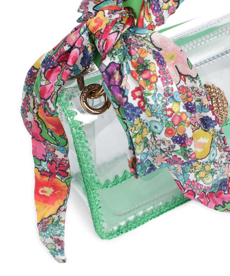 Kurt Geiger Kensington Vinyl Mini Bandolera green combination