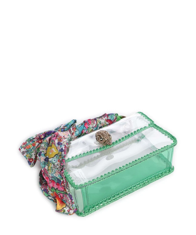 Kurt Geiger Kensington Vinyl Mini Bandolera green combination