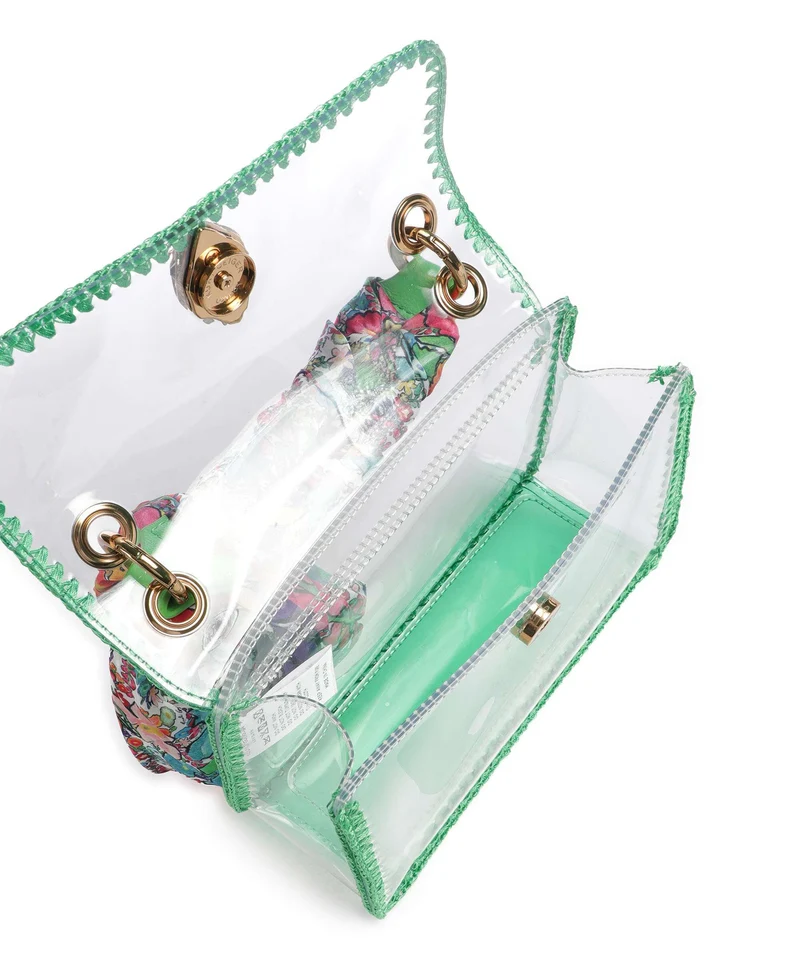 Kurt Geiger Kensington Vinyl Mini Bandolera green combination