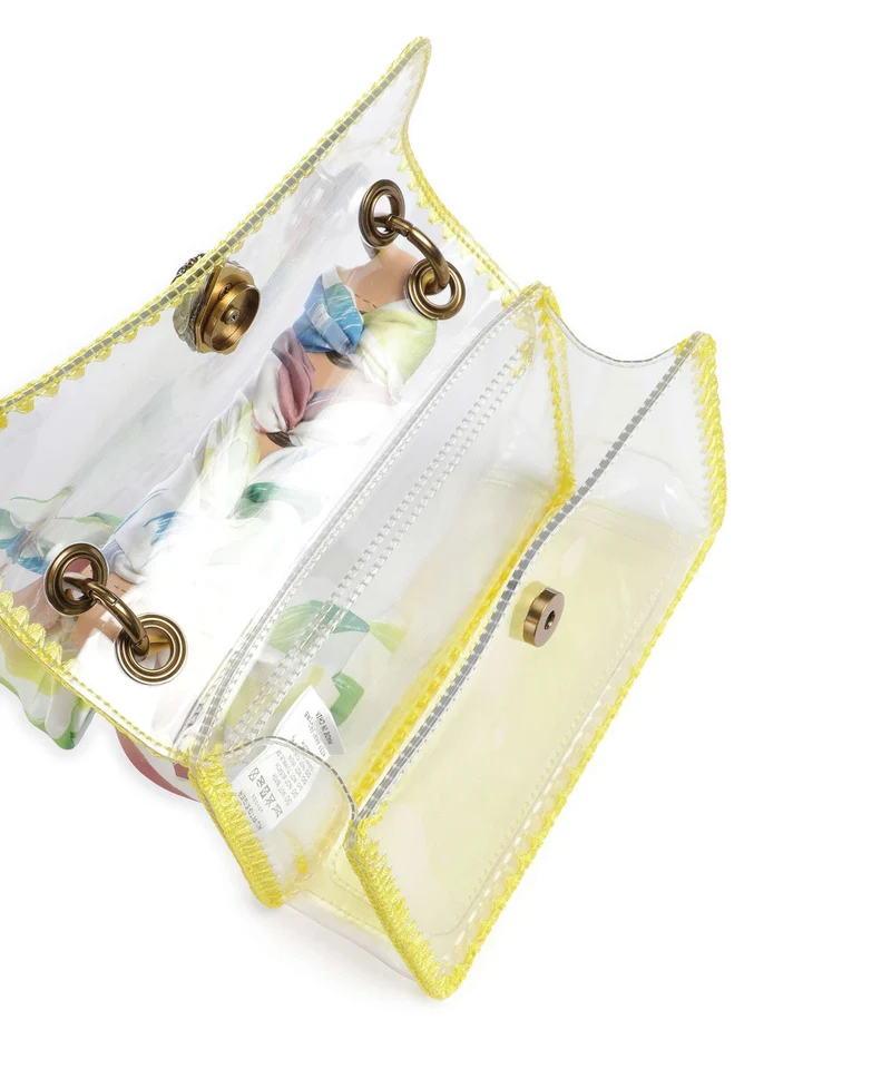 Kurt Geiger Kensington Vinyl Mini Bandolera yellow
