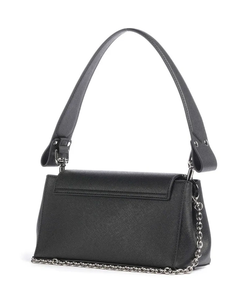Vivienne Westwood Hazel Saffiano Plain Medium Bolso de hombro black