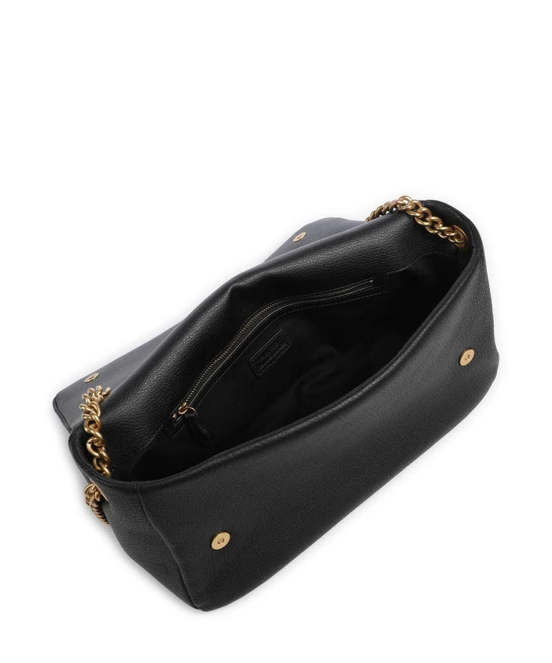 Pinko Click Soft Horizontal Chain Bolso de hombro nero/antique gold