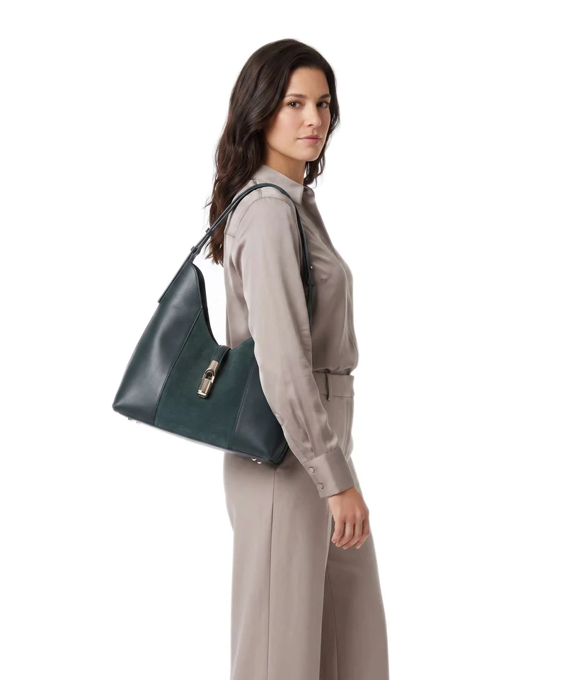 Furla Goccia M Bolso de hobo toni dark forest