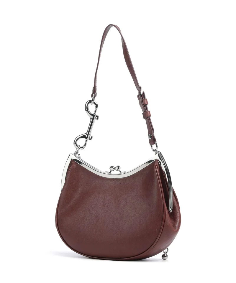 Vivienne Westwood Charm Frame Supple Bolso de hombro chestnut