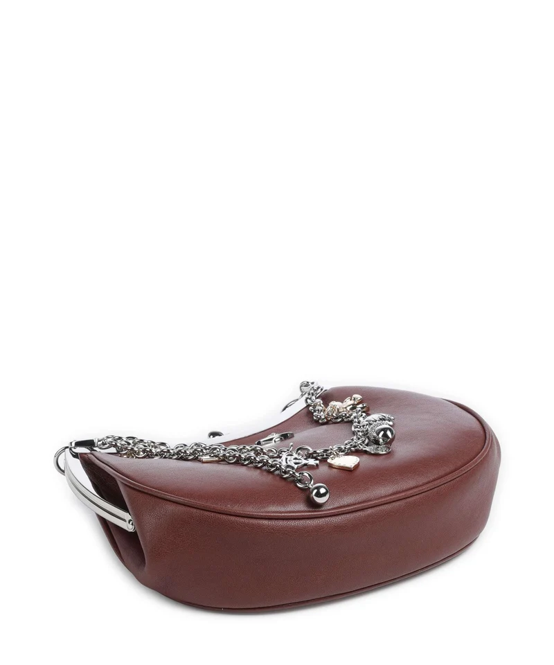 Vivienne Westwood Charm Frame Supple Bolso de hombro chestnut