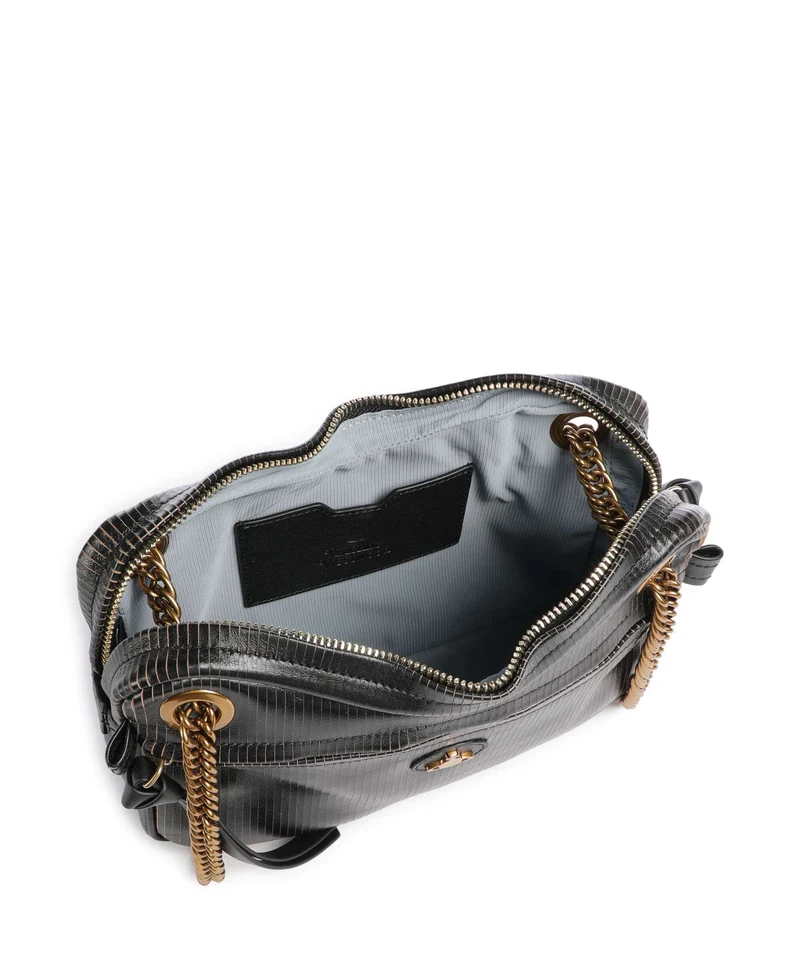 Vivienne Westwood Dolce Laser Line Medium Bolso de hombro black/beige