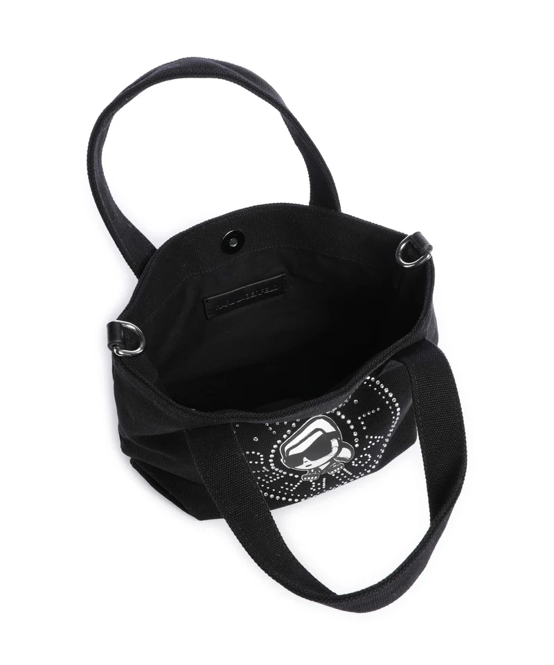 Karl Lagerfeld Ikon Circle Karl Small Bolso de mano black