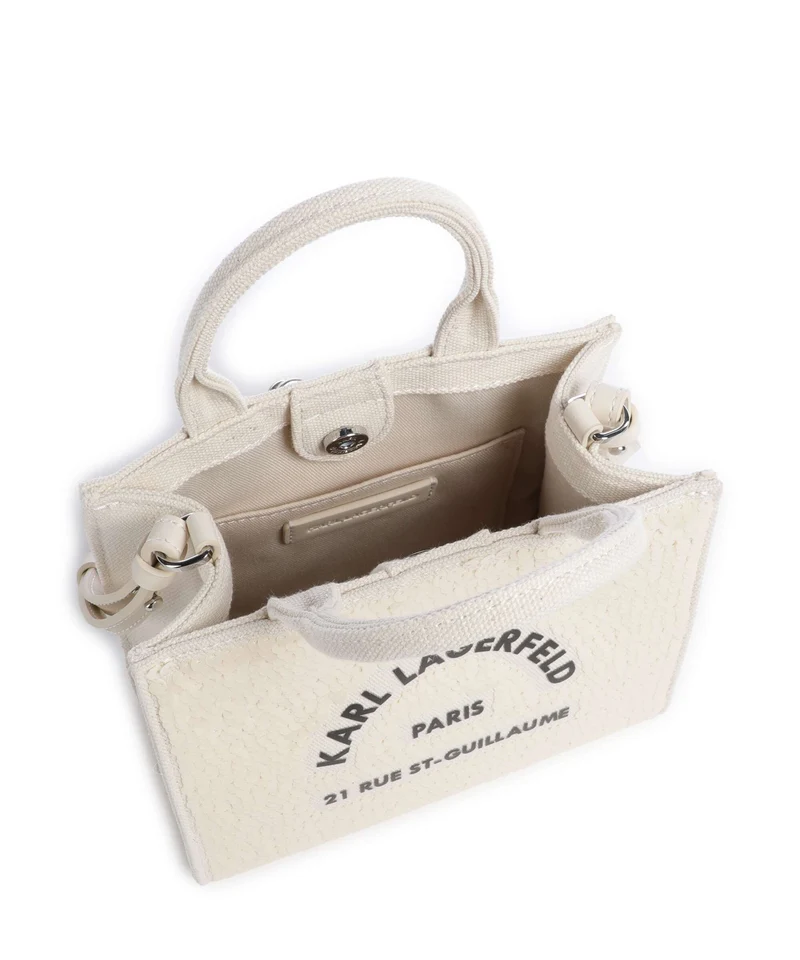Karl Lagerfeld K/Rue St Guillaume Mini Bandolera natural