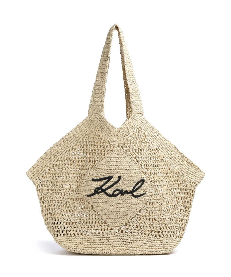 Karl Lagerfeld K/Signature Bolsa shopping natural