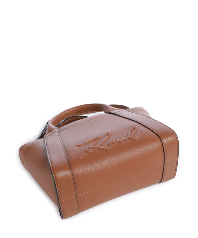 Karl Lagerfeld K/Ville Small Bolso de mano dark tan