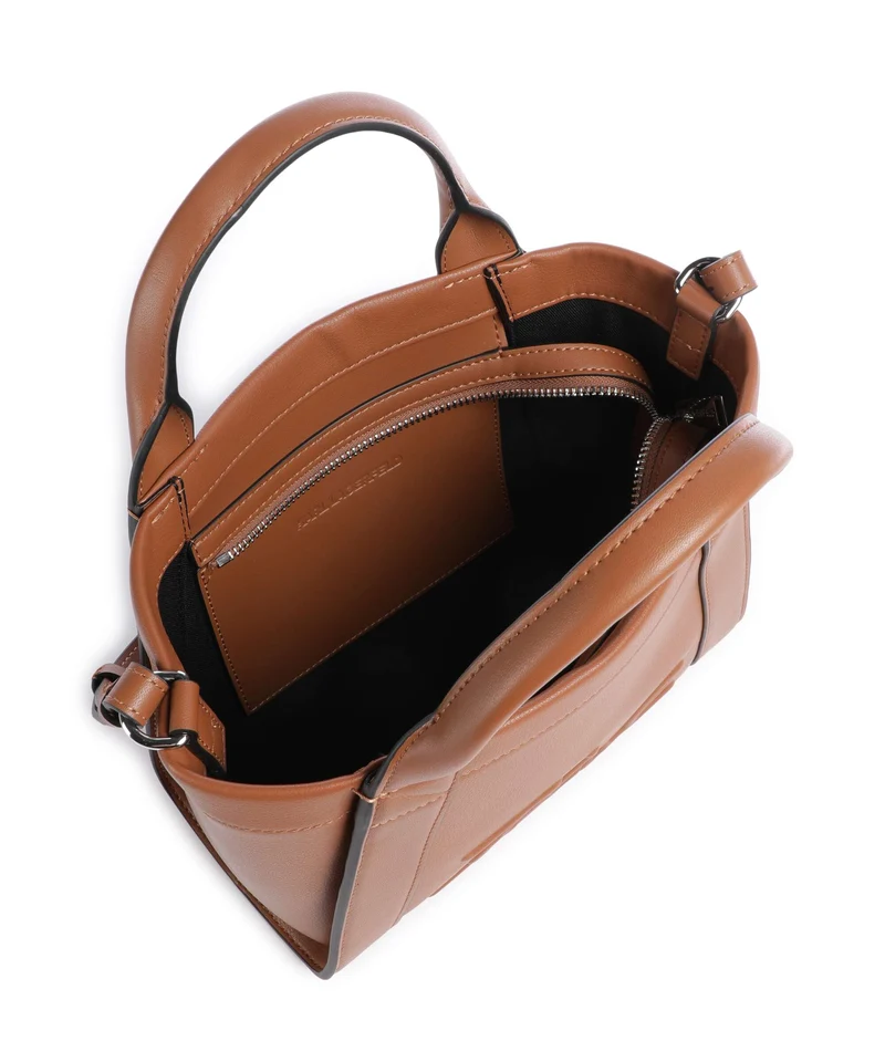 Karl Lagerfeld K/Ville Small Bolso de mano dark tan