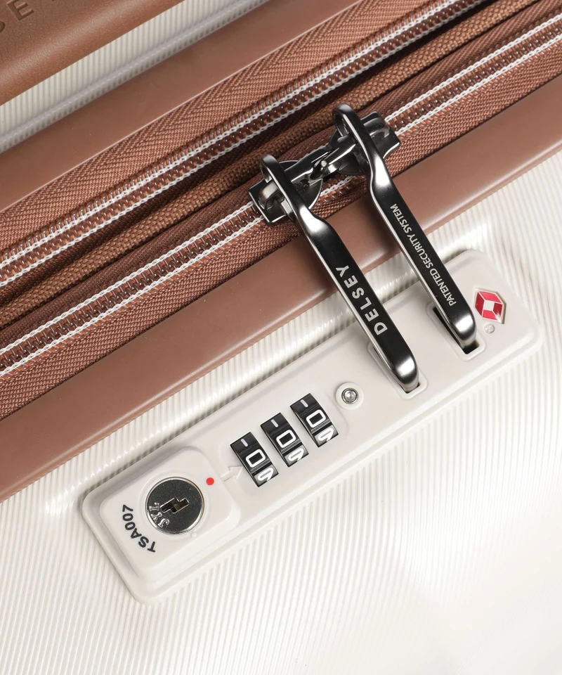 Delsey Paris Carrousel 2 Slim Maleta con 4 ruedas off white