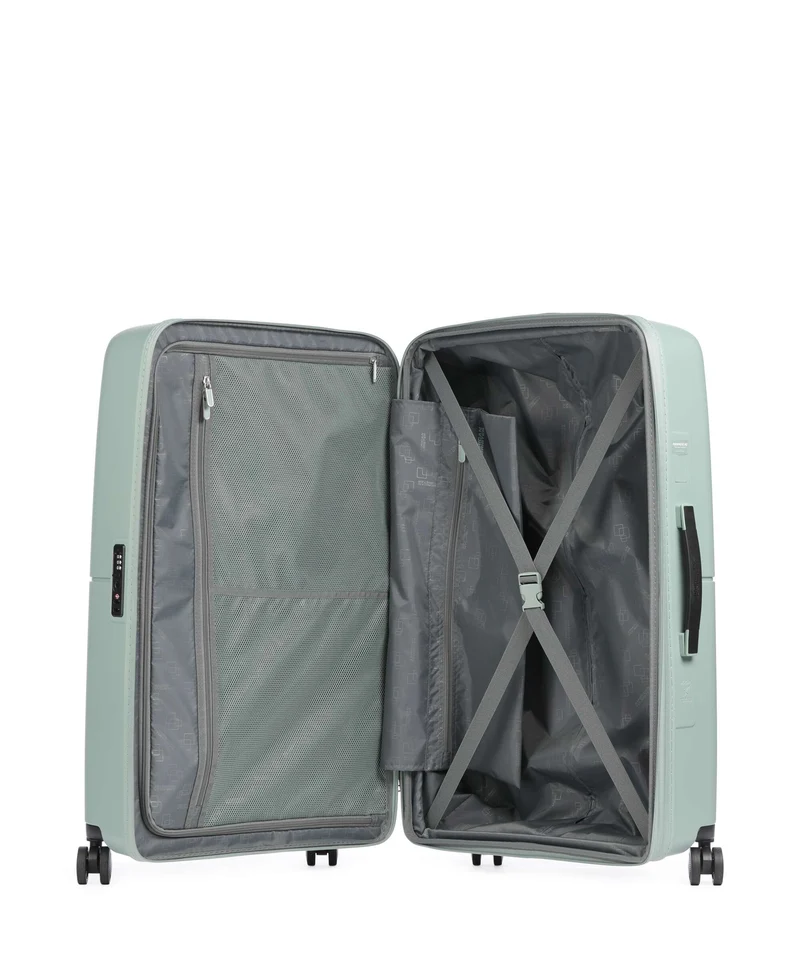 American Tourister Dashpop Maleta con 4 ruedas iceberg green