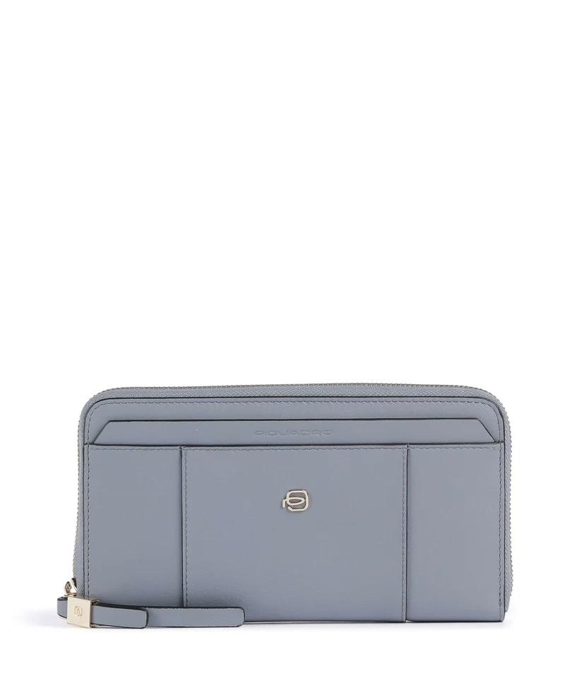 Piquadro Circle Monedero light blue