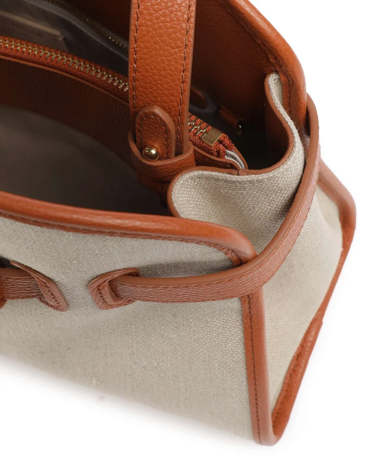 Coccinelle Sabine Canvas Bolso de mano natural/crab