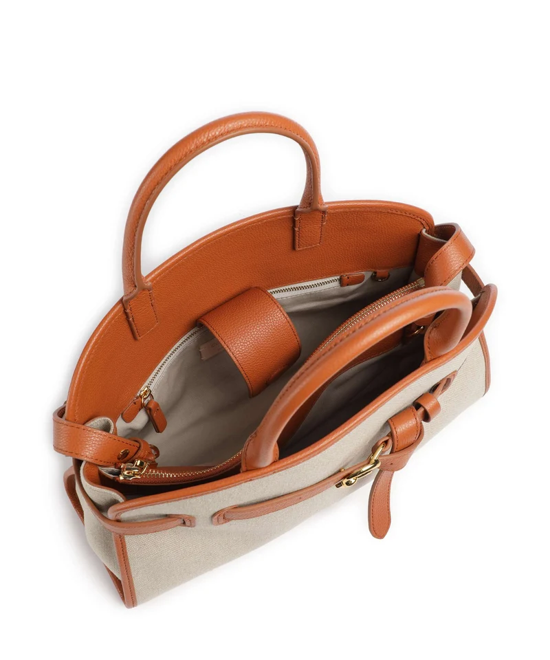 Coccinelle Sabine Canvas Bolso de mano natural/crab