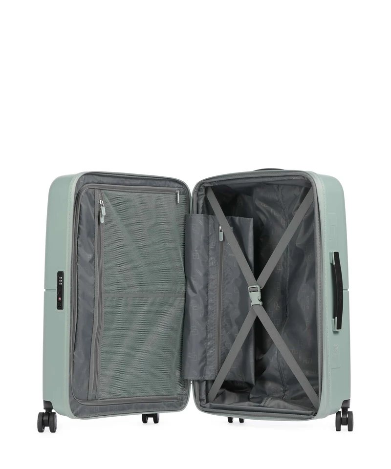 American Tourister Dashpop Maleta con 4 ruedas iceberg green