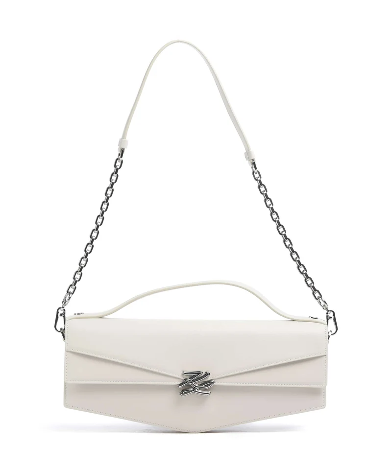 Karl Lagerfeld K/Studio Autograph Bolso de hombro off white