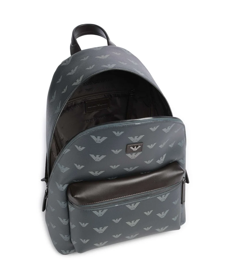 Emporio Armani Special Minorca Mochila blu/eagle all over