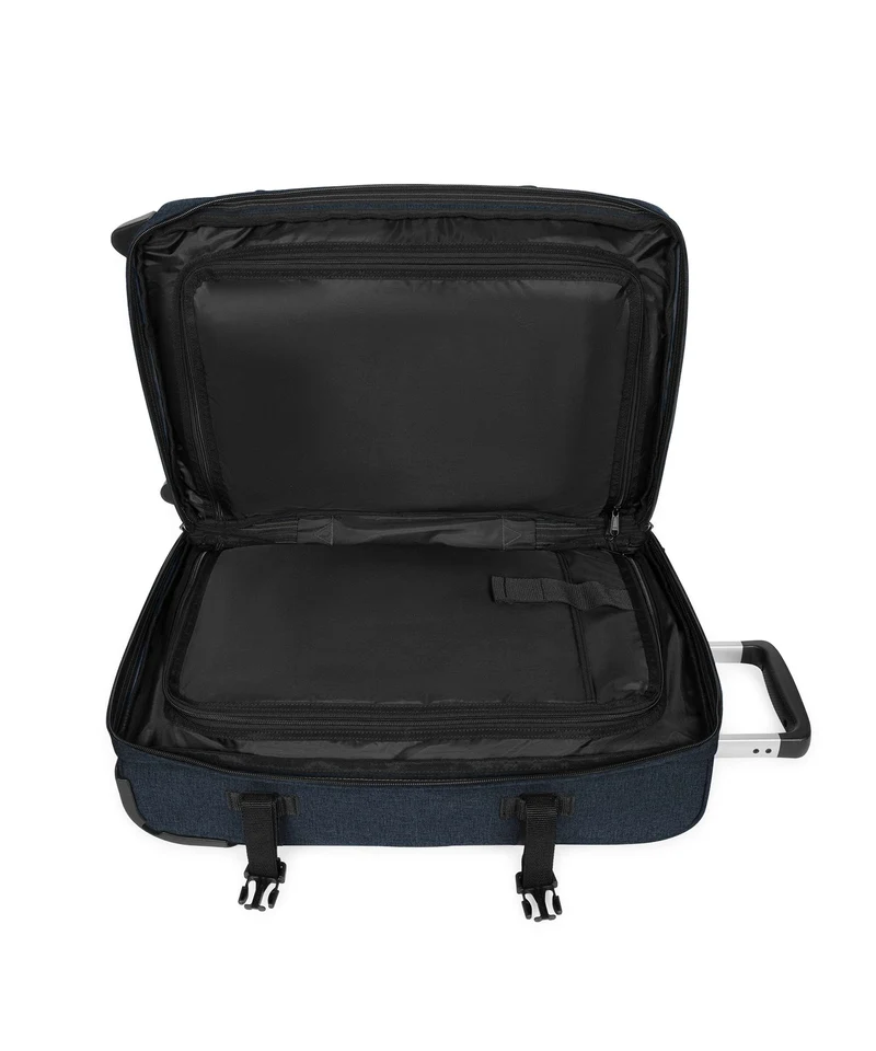 Eastpak Transit'R Plus Core S Bolso de viaje con ruedas triple denim