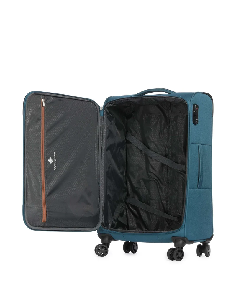Travelite Priego Juego de maletas (4 ruedas) petrol