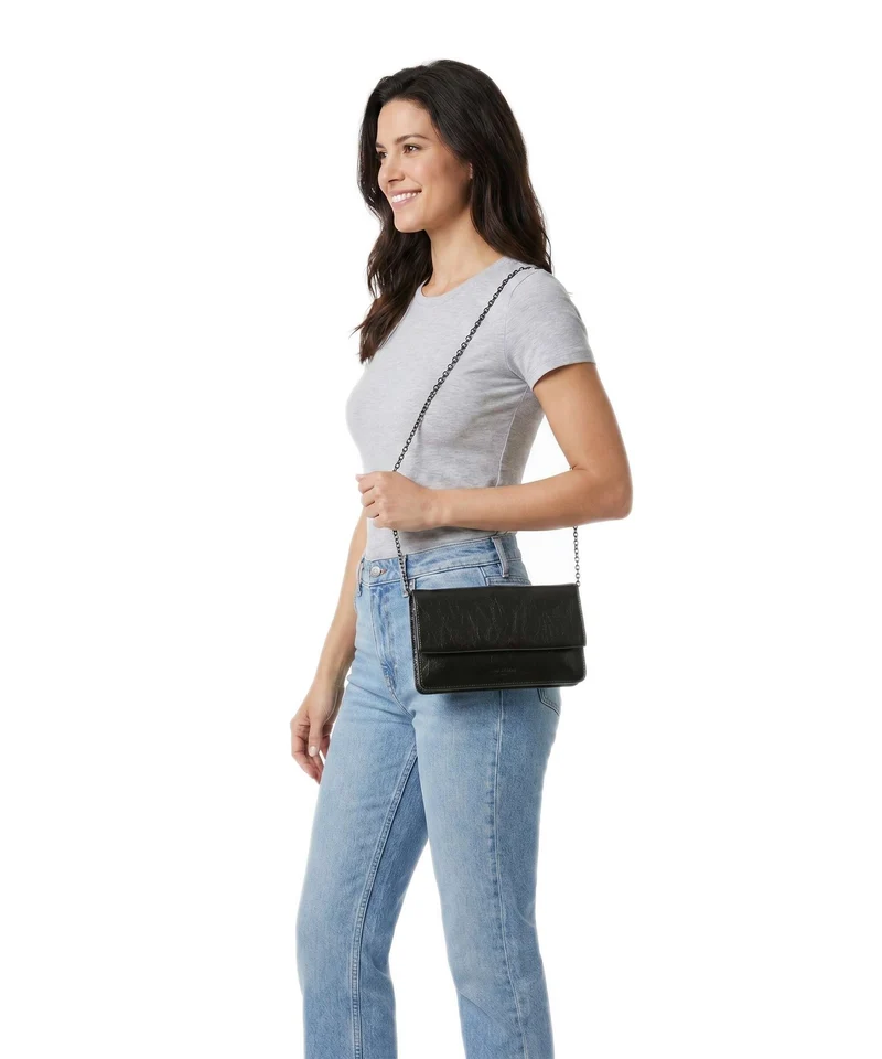 Liebeskind Audrey Recycled Lack Distressed S Bandolera deep soil