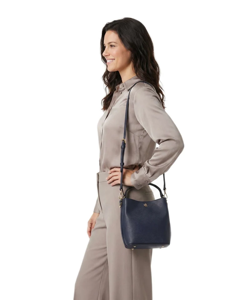 Lauren Ralph Lauren Reese Small Bucket bolso de mano refined navy