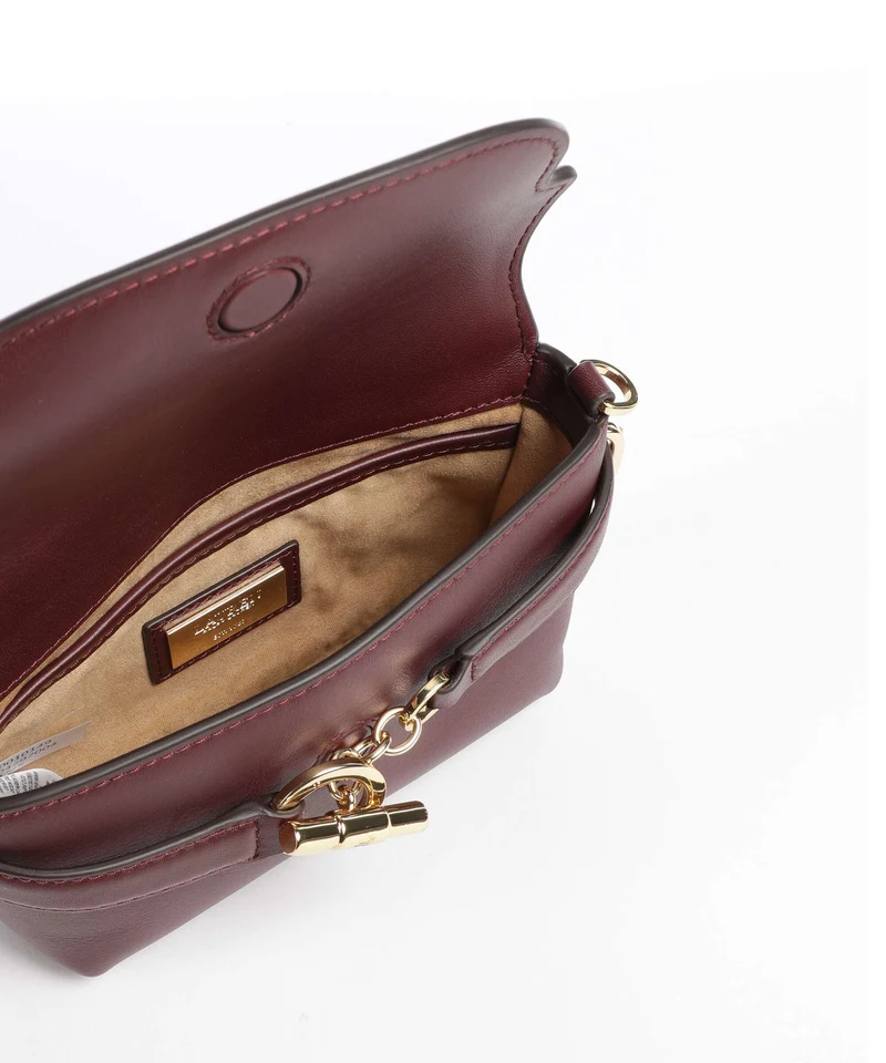 Lauren Ralph Lauren Blaike Small Bandolera dark garnet