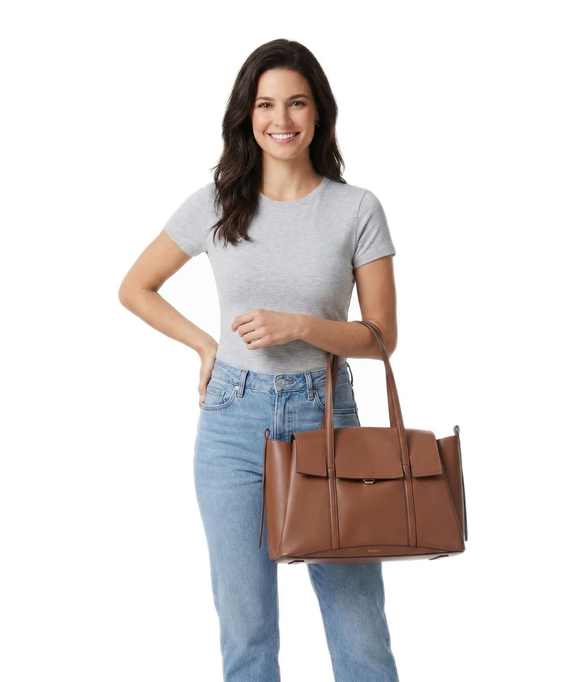 Radley London The Chancery Large Bolsa shopping cognac