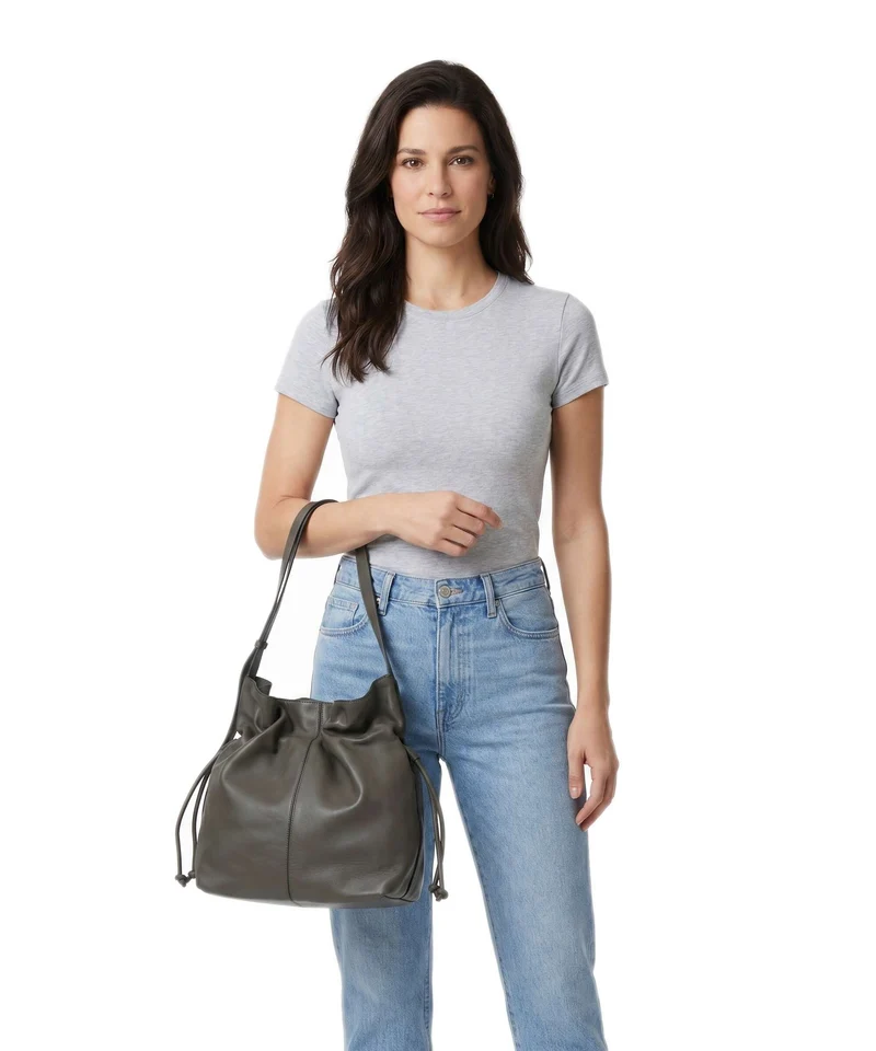 Marc O'Polo Sienna Bucket bolso de mano mossy earth
