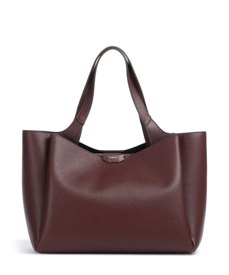 DKNY Willa Bolsa shopping aged wine