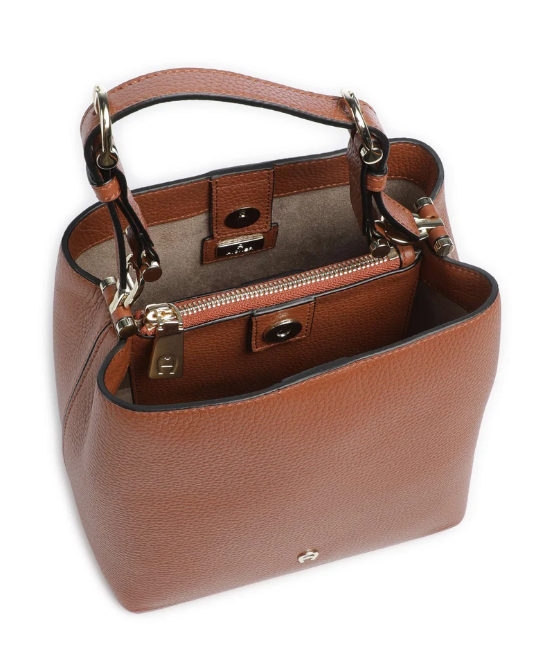 Aigner Delia S Bucket bolso de mano cognac brown