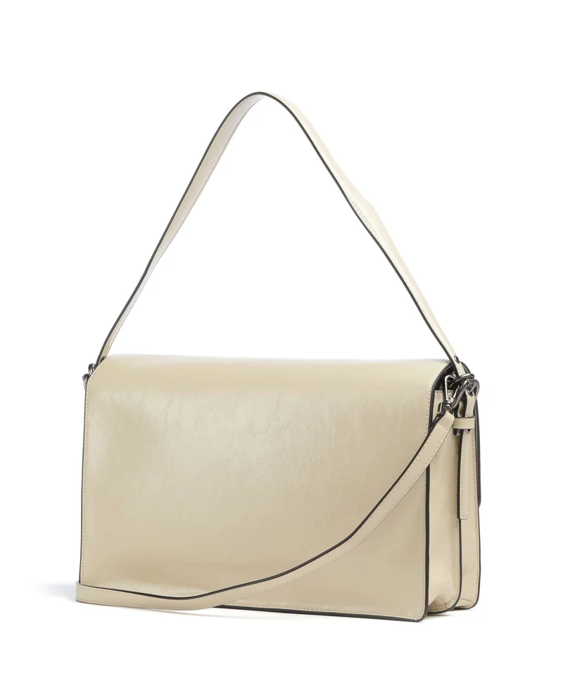 Liebeskind Audrey Recycled Lack Distressed M Bolso de hombro biscotti
