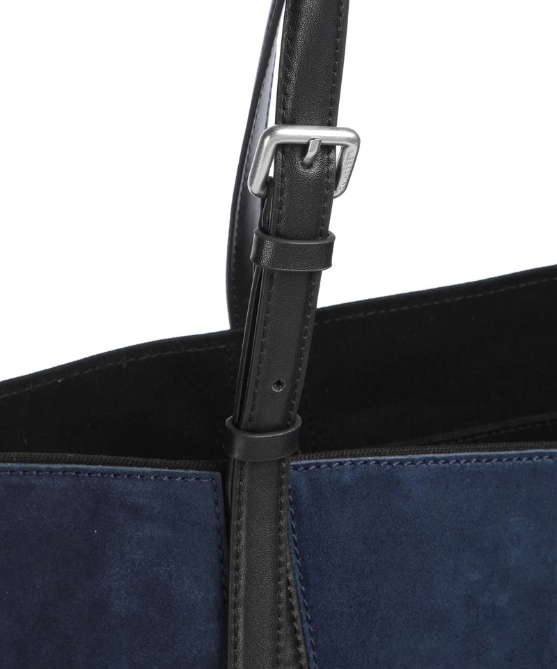 Liebeskind Una Recycled Suede M Bolsa shopping peacoat