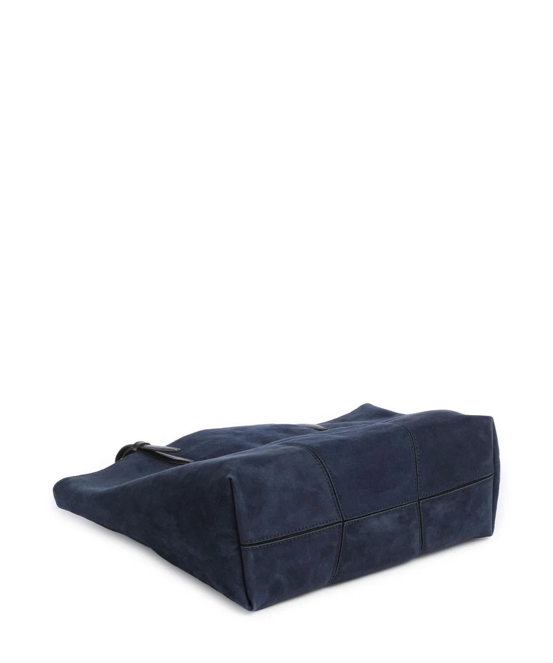 Liebeskind Una Recycled Suede M Bolsa shopping peacoat
