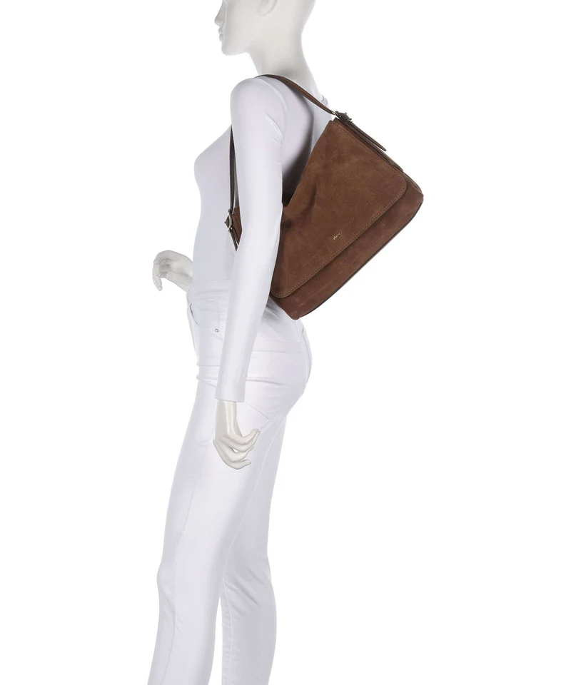 Abro Suede Carina Bolso de hombro wood