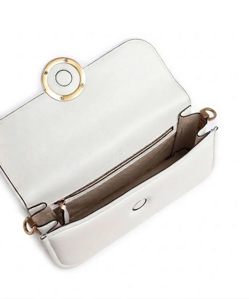 Pinko Love Box Horizontal Bolso de hombro bianco nembo/antique gold