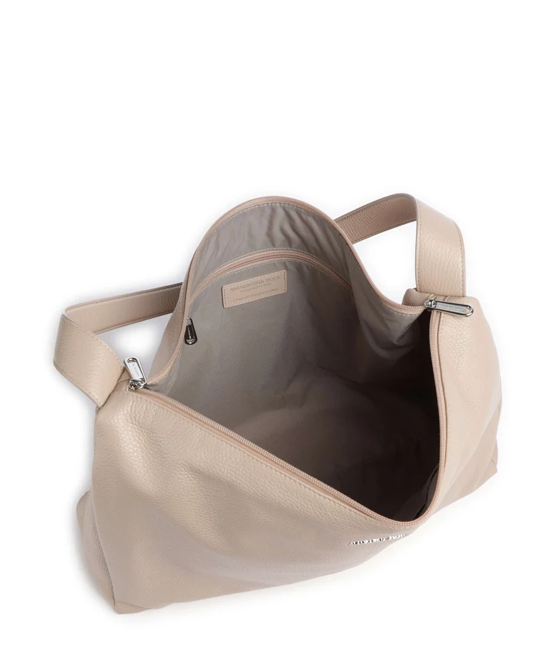 Mandarina Duck Mellow Leather Bolso de hobo warm taupe
