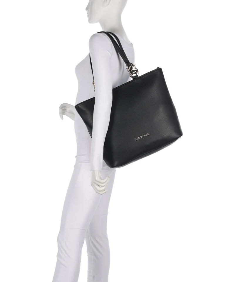 Love Moschino Jewel Bolsa shopping black