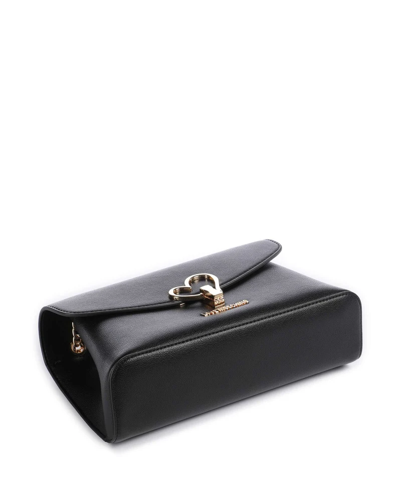 Love Moschino Heart Turnlock Bolso de hombro black