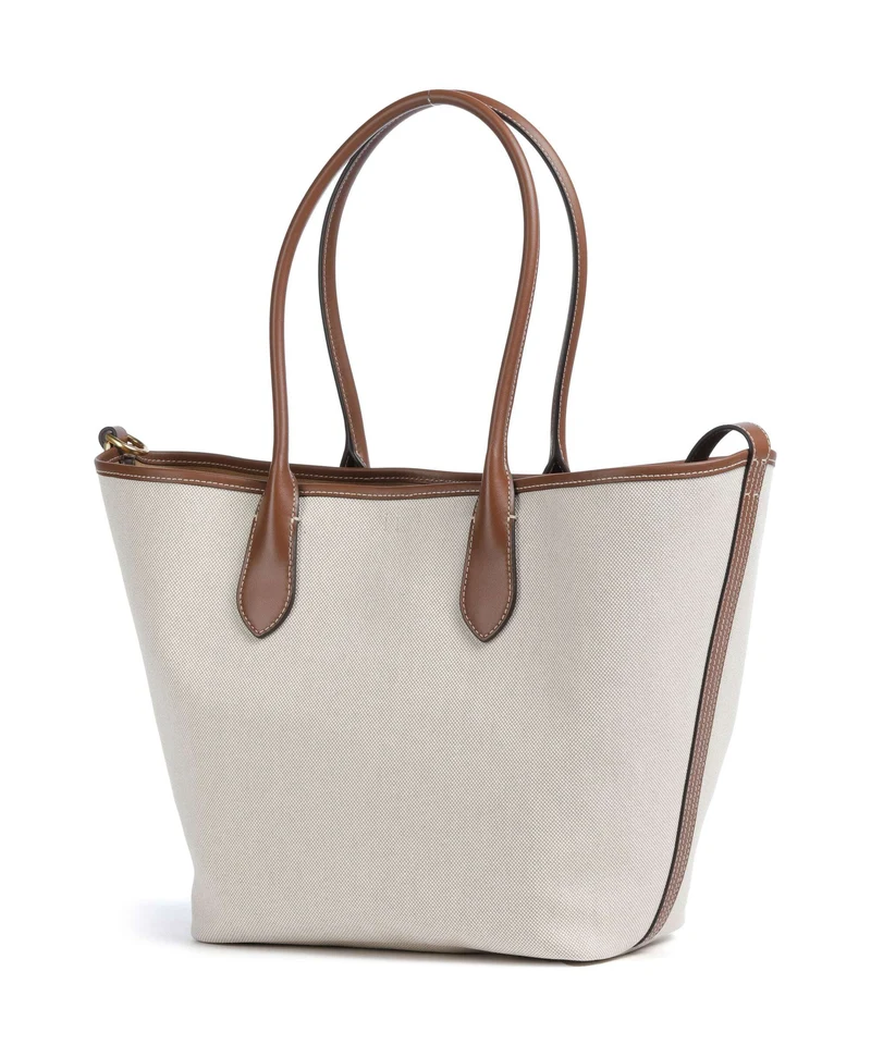 Polo Ralph Lauren Bellport Medium Bolsa shopping natural/cuoio