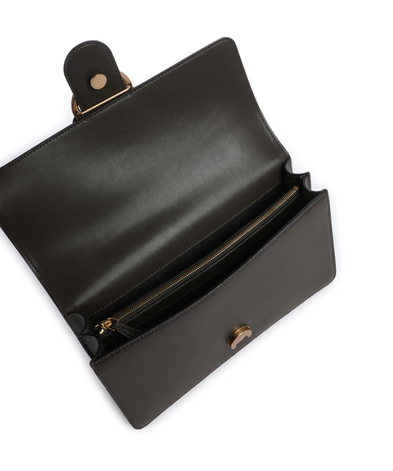 Pinko Love One Classic Bandolera verde fango/antique gold