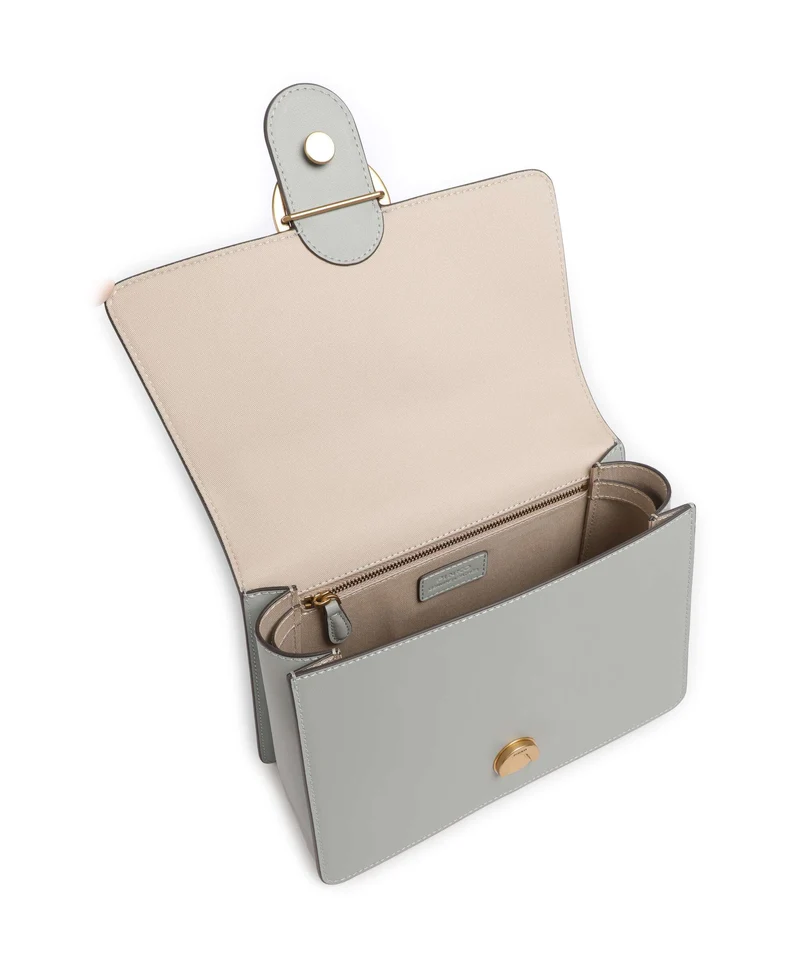 Pinko Love One Classic Bolso de mano grigio perla/antique gold