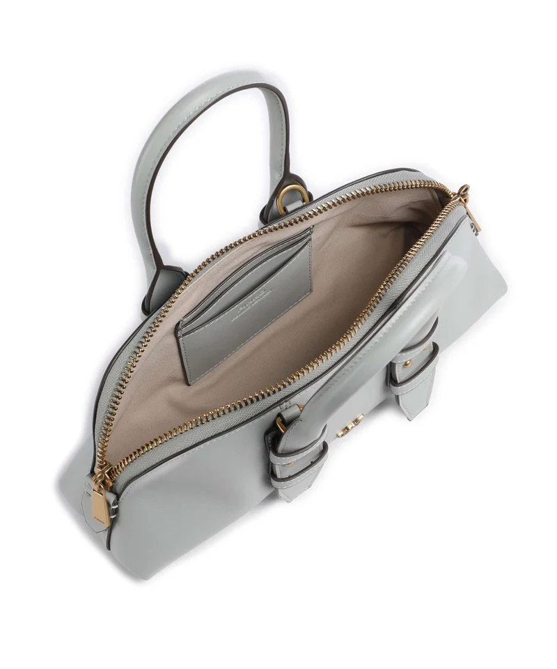 Pinko Bowling Horizontal Bolso de mano grigio perla/antique gold