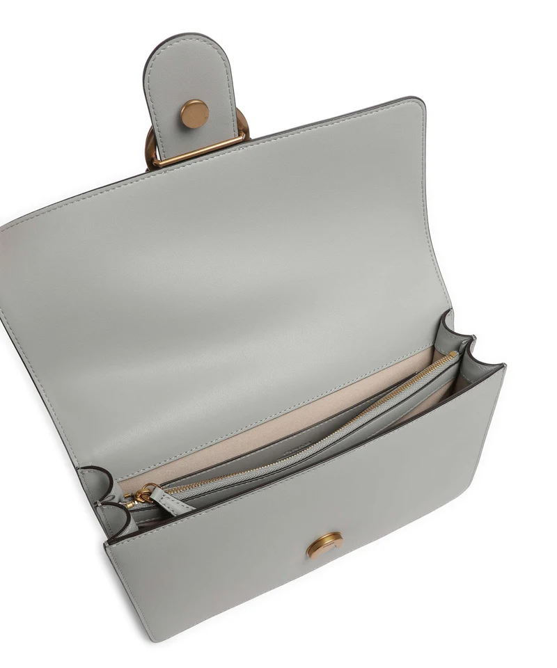 Pinko Love One Classic Bandolera grigio perla/antique gold