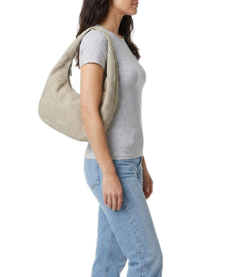 Liebeskind Farrah Heavy Canvas Washed M Bolso de hobo beige