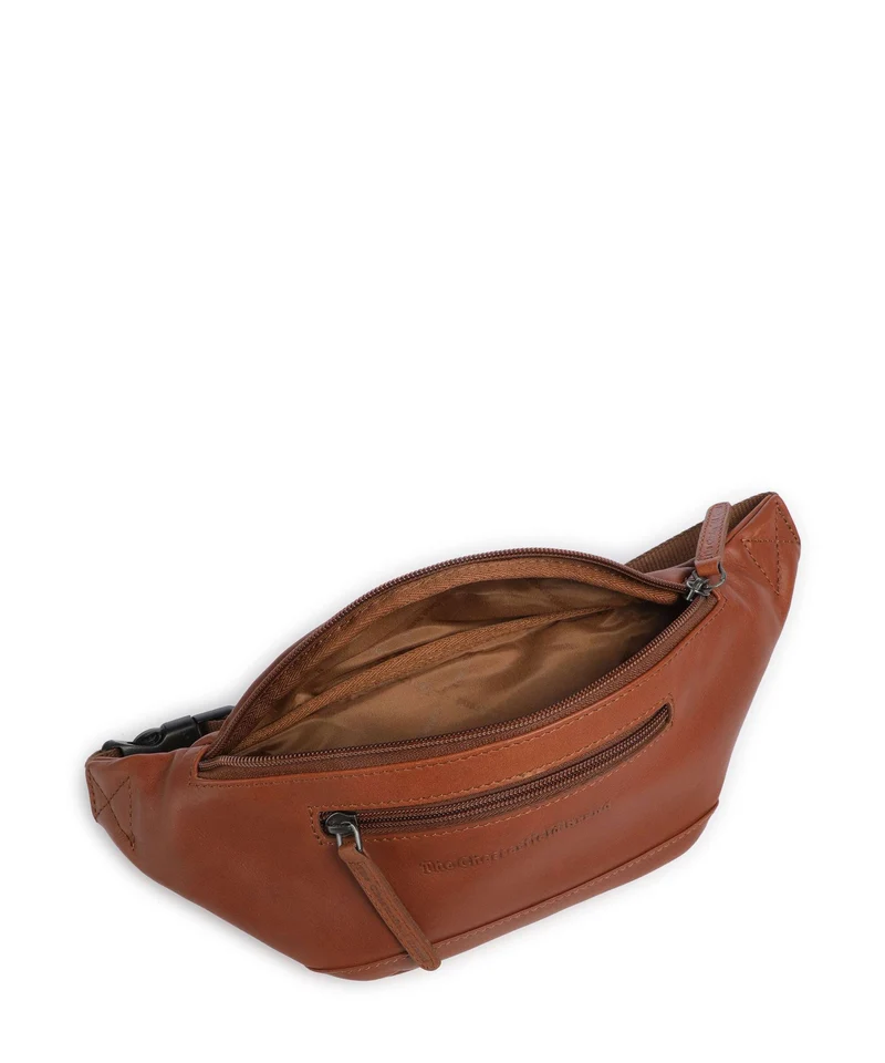 The Chesterfield Brand Wax Pull Up Cow Brana Riñonera cognac