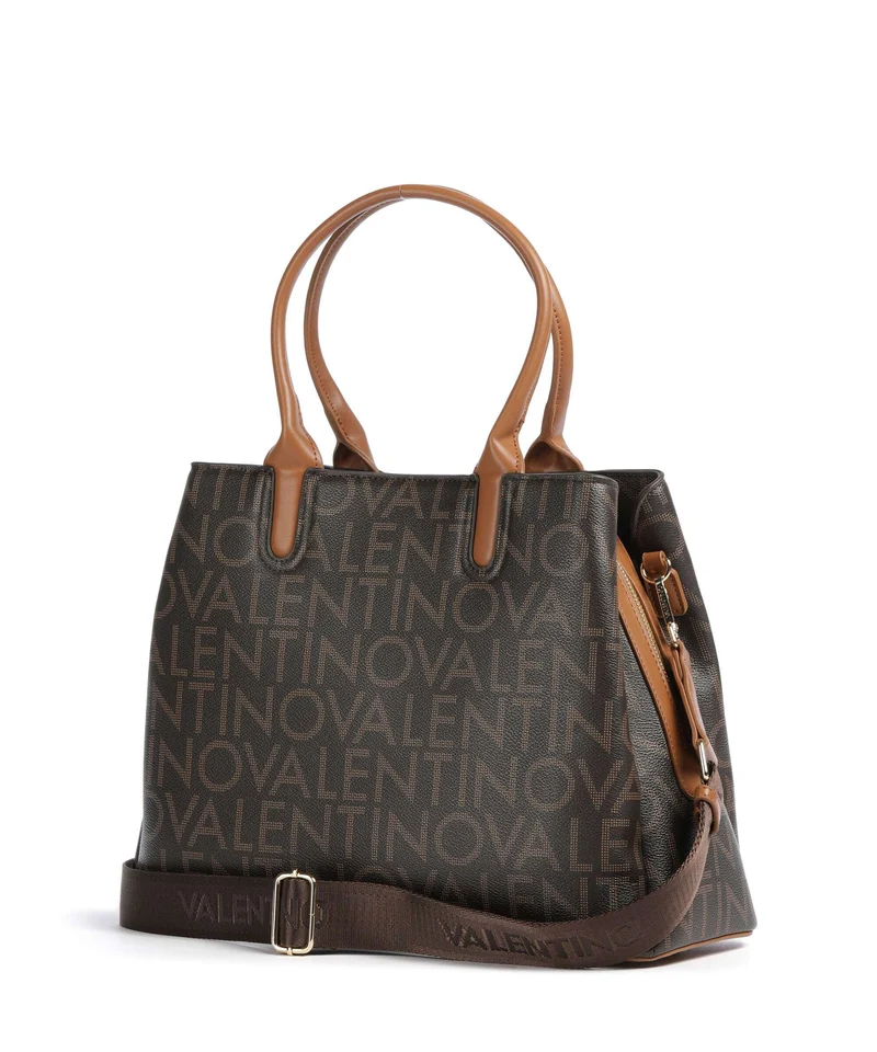 Valentino Bags Regina Re Bolso de mano moro/naturale