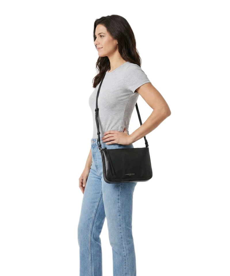 Liebeskind Nina Indian Sheep M Bandolera black