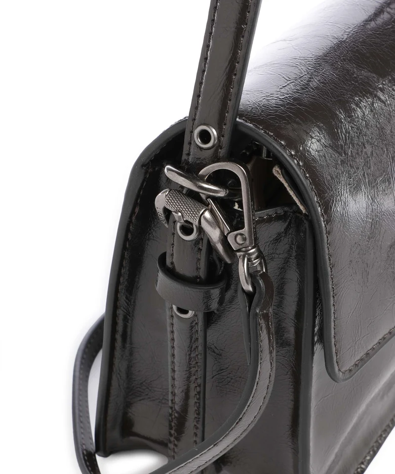 Liebeskind Audrey Recycled Lack Distressed S Bolso de hombro deep soil